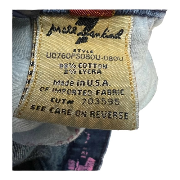 7 for All Mankind Women Jeans Low Rise Medium Wash Pockets Flare Blue 29 - Picture 5 of 9